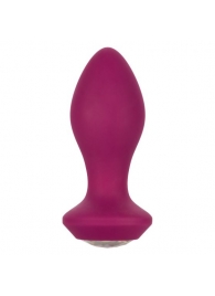 Фиолетовая анальная вибропробка с кристаллом Vibrating Crystal Probe - 10,75 см. - California Exotic Novelties