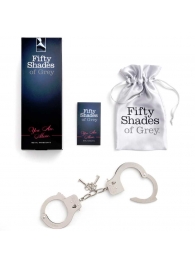 Металлические наручники Metal Handcuffs - Fifty Shades of Grey - купить с доставкой в Иркутске