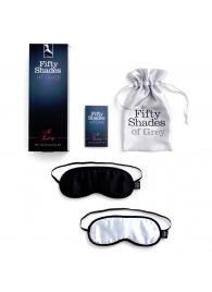 Набор из двух масок на глаза Soft Blindfold Twin Pack - Fifty Shades of Grey - купить с доставкой в Иркутске