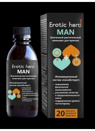 Мужской биогенный концентрат для усиления эрекции Erotic hard Man - 250 мл. - Erotic Hard - купить с доставкой в Иркутске