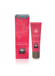 Возбуждающий интимный гель для двоих STIMULATION GEL Pomegranate   Nutmeg - 30 мл. - Shiatsu - купить с доставкой в Иркутске