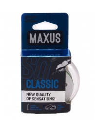 Классические презервативы в пластиковом кейсе MAXUS Classic - 3 шт. - Maxus - купить с доставкой в Иркутске