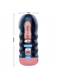 Мастурбатор-ротик Vacuum Cup Masturbator - Baile - в Иркутске купить с доставкой