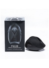 Черный инновационный мужской вибратор PULSE SOLO ESSENTIAL - Hot Octopuss - в Иркутске купить с доставкой