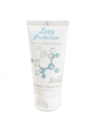 Увлажняющий лубрикант на водной основе Love Protection - 50 мл. - Lola Games - купить с доставкой в Иркутске