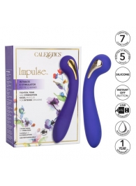 Фиолетовый вибромассажер с электростимуляцией Intimate Estim Petite G Wand - 19 см. - California Exotic Novelties - купить с доставкой в Иркутске