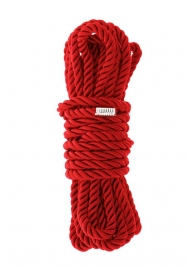 Красная веревка для шибари DELUXE BONDAGE ROPE - 5 м. - Dream Toys - купить с доставкой в Иркутске