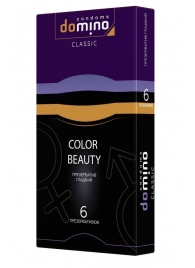 Разноцветные презервативы DOMINO Colour Beauty - 6 шт. - Domino - купить с доставкой в Иркутске