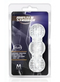 Прозрачный фигурный мастурбатор Master Stroker - Blush Novelties - в Иркутске купить с доставкой