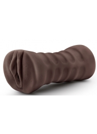 Коричневый мастурбатор-вагина Hot Chocolate Brianna - Blush Novelties - в Иркутске купить с доставкой