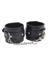 Черные наручники Be good Wrist Cuffs - Chisa - купить с доставкой в Иркутске