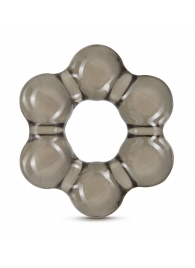 Дымчатое эрекционное кольцо Stay Hard Thick Bead Cock Ring - Blush Novelties - в Иркутске купить с доставкой
