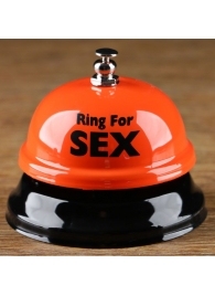 Настольный звонок RING FOR SEX - Сима-Ленд - купить с доставкой в Иркутске