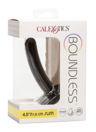 Черный анальный стимулятор Boundless 4.5” Slim Probe - 11,5 см. - California Exotic Novelties - купить с доставкой в Иркутске