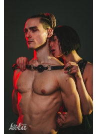 Черный кляп Love Addict на замочке - Lola Games - купить с доставкой в Иркутске