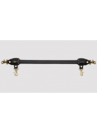 Черная распорка для ног Bound to You Faux Leather Spreader Bar - 50,8 см. - Fifty Shades of Grey - купить с доставкой в Иркутске