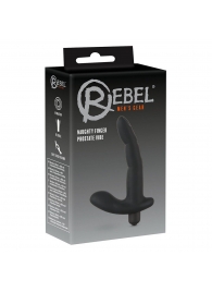 Черный вибромассажер простаты Naughty Finger Prostate Vibe - 13,8 см. - Orion - в Иркутске купить с доставкой