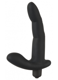 Черный вибромассажер простаты Naughty Finger Prostate Vibe - 13,8 см. - Orion - в Иркутске купить с доставкой