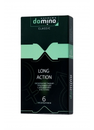 Презервативы с пролонгирующим эффектом DOMINO Classic Long action - 6 шт. - Domino - купить с доставкой в Иркутске