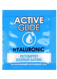 Лубрикант на водной основе Active Glide с гиалуроновой кислотой - 3 гр. - Биоритм - купить с доставкой в Иркутске