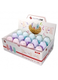 Набор из 15 мини-мастурбаторов Fantastic Egg Hard Boiled - Baile - в Иркутске купить с доставкой