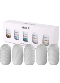 Набор из 5 мастурбаторов Hedy X5 Mixed - Svakom - в Иркутске купить с доставкой