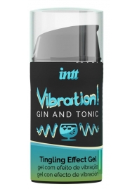 Жидкий интимный гель с эффектом вибрации Vibration! Gin   Tonic - 15 мл. - INTT - купить с доставкой в Иркутске