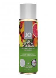 Лубрикант на водной основе с ароматом тропических фруктов JO Flavored Tropical Passion - 60 мл. - System JO - купить с доставкой в Иркутске