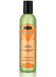 Массажное масло Naturals Tropical Mango с ароматом манго - 236 мл. - Kama Sutra - купить с доставкой в Иркутске