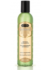 Массажное масло Naturals Vanilla Sandalwood с ароматом ванили и сандала - 236 мл. - Kama Sutra - купить с доставкой в Иркутске