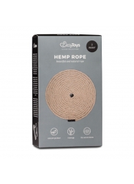 Пеньковая веревка для связывания Hemp Rope - 5 м. - Easy toys - купить с доставкой в Иркутске