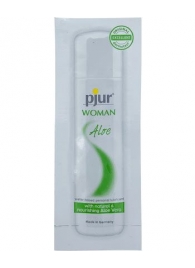 Лубрикант на водной основе pjur WOMAN Aloe - 2 мл. - Pjur - купить с доставкой в Иркутске