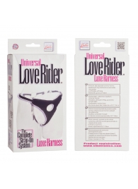 Трусы для страпона с универсальным креплением Universal Love Rider Luxe Harness - California Exotic Novelties - купить с доставкой в Иркутске