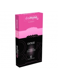 Презервативы с точками и рёбрышками DOMINO Classic Extase - 6 шт. - Domino - купить с доставкой в Иркутске