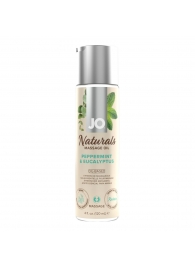 Массажное масло с ароматом перечной мяты и эвкалипта JO Naturals Peppermint   Eucalyptus - 120 мл. - System JO - купить с доставкой в Иркутске