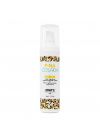 Разогревающее массажное масло с ароматом пина колада Gourmet Pina Colada - 50 мл. - Exsens - купить с доставкой в Иркутске