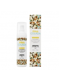 Разогревающее массажное масло с ароматом пина колада Gourmet Pina Colada - 50 мл. - Exsens - купить с доставкой в Иркутске