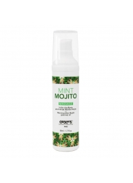 Разогревающее массажное масло с ароматом мохито Gourmet Mint Mojito - 50 мл. - Exsens - купить с доставкой в Иркутске