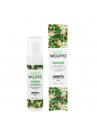 Разогревающее массажное масло с ароматом мохито Gourmet Mint Mojito - 50 мл. - Exsens - купить с доставкой в Иркутске