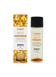 Органическое массажное масло AMBER JOJOBA - 100 мл. - Exsens - купить с доставкой в Иркутске