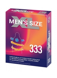 Стимулирующая насадка на пенис MEN SIZE 333 - Sitabella - в Иркутске купить с доставкой