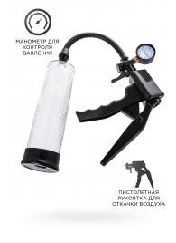 Прозрачная механическая помпа для пениса Viggo - Sexus - в Иркутске купить с доставкой