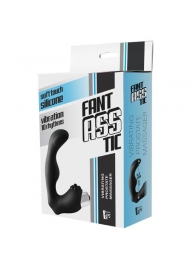 Черный вибромассажер простаты FantASStic Vibrating Prostate Massager - 11,3 см. - Dream Toys - в Иркутске купить с доставкой