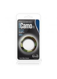 Эрекционное кольцо камуфляжной расцветки Silicone Camo Cock Ring - Blush Novelties - в Иркутске купить с доставкой