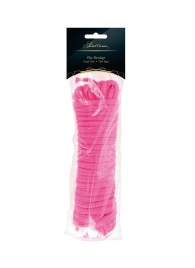 Розовая веревка для связывания Sweet Caress Rope - 10 метров - Sweet Caress - купить с доставкой в Иркутске