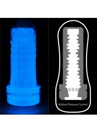 Светящийся в темноте мастурбатор Lumino Play Masturbator Ribbed - Lovetoy - в Иркутске купить с доставкой