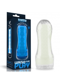 Светящийся в темноте мастурбатор Lumino Play Masturbator Ribbed - Lovetoy - в Иркутске купить с доставкой