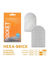 Карманный мастурбатор HEXA-BRICK - Tenga - в Иркутске купить с доставкой