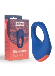 Синее эрекционное кольцо RRRING Dinner Date Cock Ring - FeelzToys - в Иркутске купить с доставкой