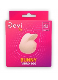 Розовое яичко-зайчик Bunny Vibro Egg - Devi